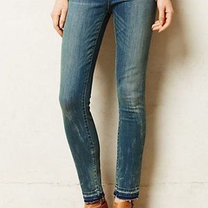 Anthropologie Pilcro Stet Ankle Fray Jeans